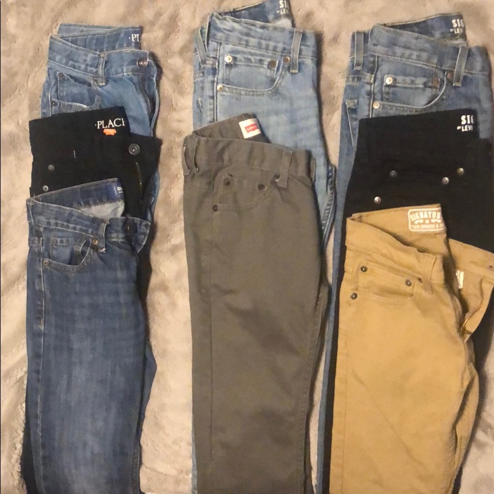 Levi’s, children’s place and old navy size 10 boys